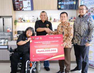 HUT ke-65, Bank Jakarta Perkuat Pemberdayaan Disabilitas Lewat Bantuan Pelatihan
