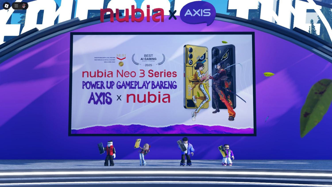 AXIS bersama dengan nubia, meluncurkan program bundling eksklusif AXIS x nubia Neo 3 Series yang menghadirkan pengalaman gaming berkecepatan tinggi. Foto/XLSMART