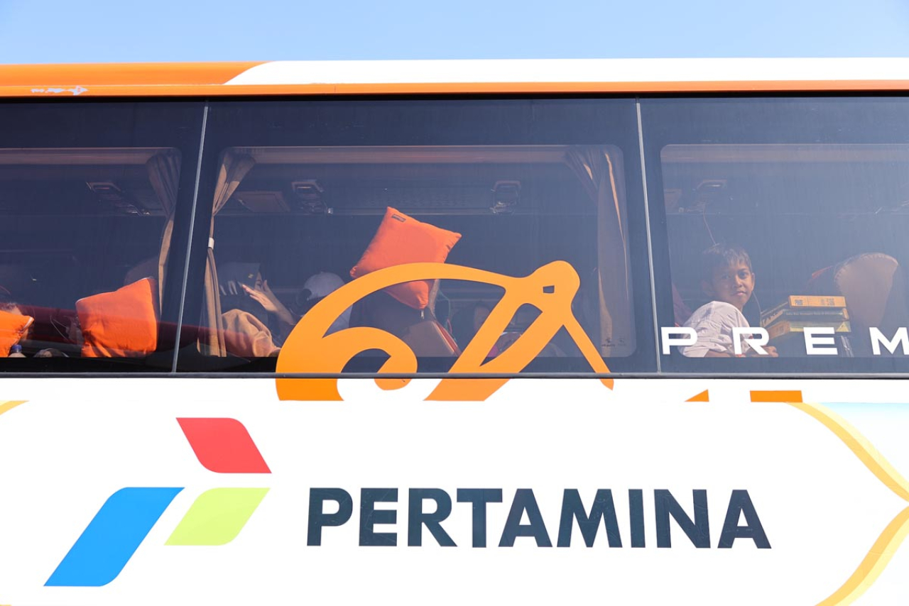 Program Mudik Bareng Pertamina 2026 berangkatkan 5.000 peserta ke 23 kota. Strategi CSR tingkatkan loyalitas lewat layanan gaya hidup gratis. Foto/Pertamina