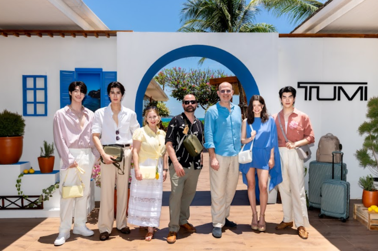 TUMI Merayakan Koleksi Spring 2026 dengan Perjalanan Mediterania bersama Para Bintang