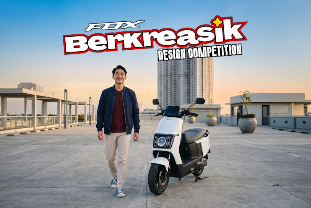 Polytron Dorong Transisi Motor Listrik Gen Z Lewat Fox Berkreasik Design Competition