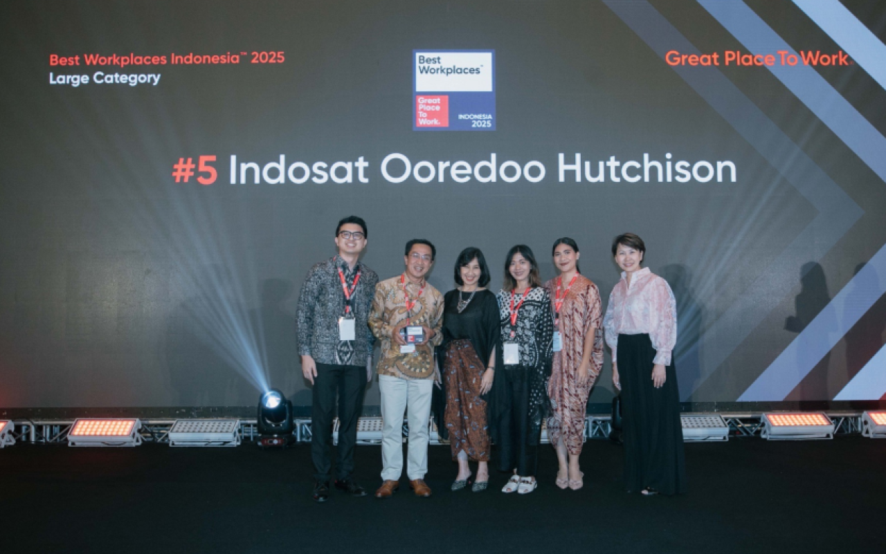 Indosat Masuk Fortune 100 Best Companies to Work For™ Level Asia Tenggara