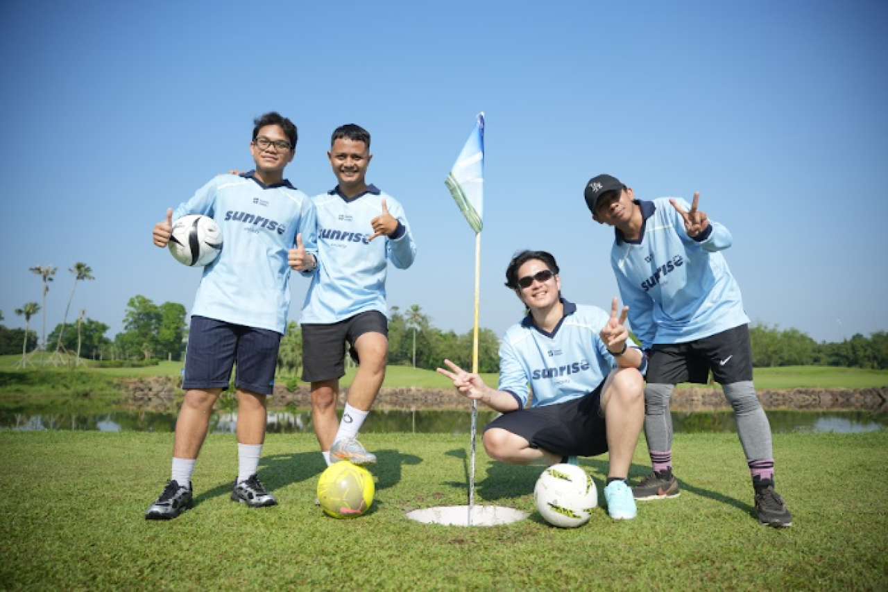 Bank Saqu Kenalkan Footgolf Lewat Sunrise Society Vol. 5