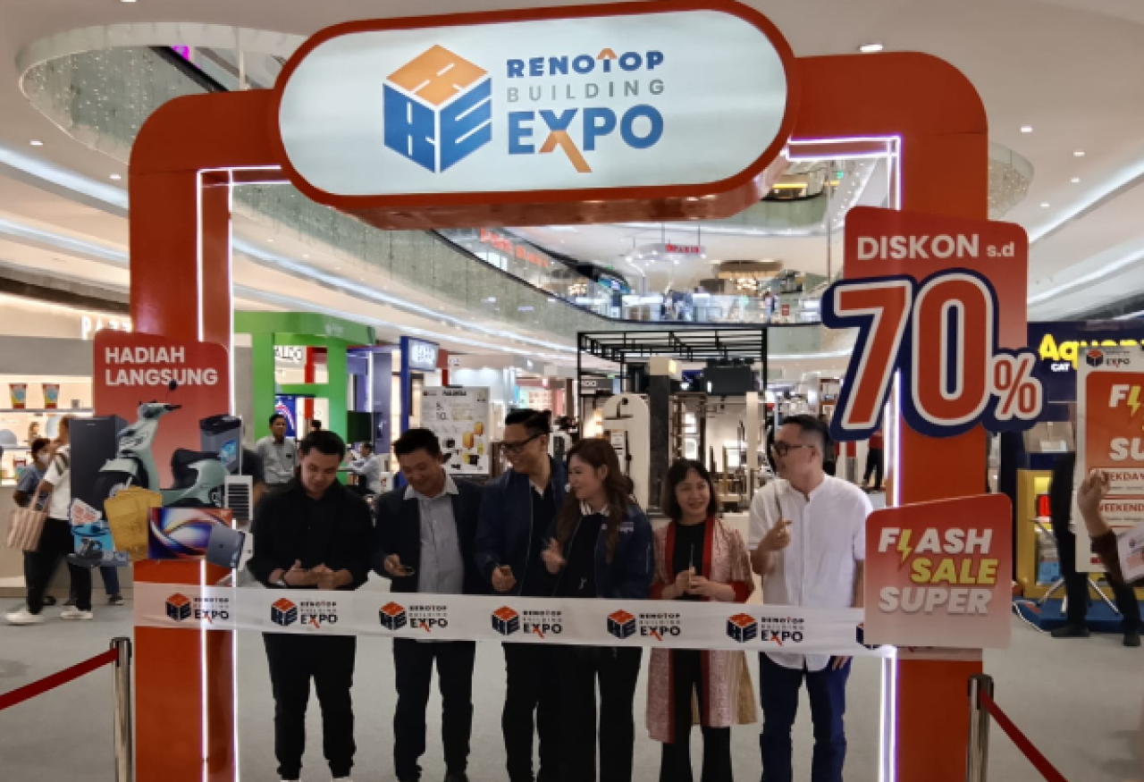 Renotop Building Expo 2026 Hadir Lebih Besar di Lippo Mall Puri, Libatkan 20 Brand Material Bangunan dan Home Living