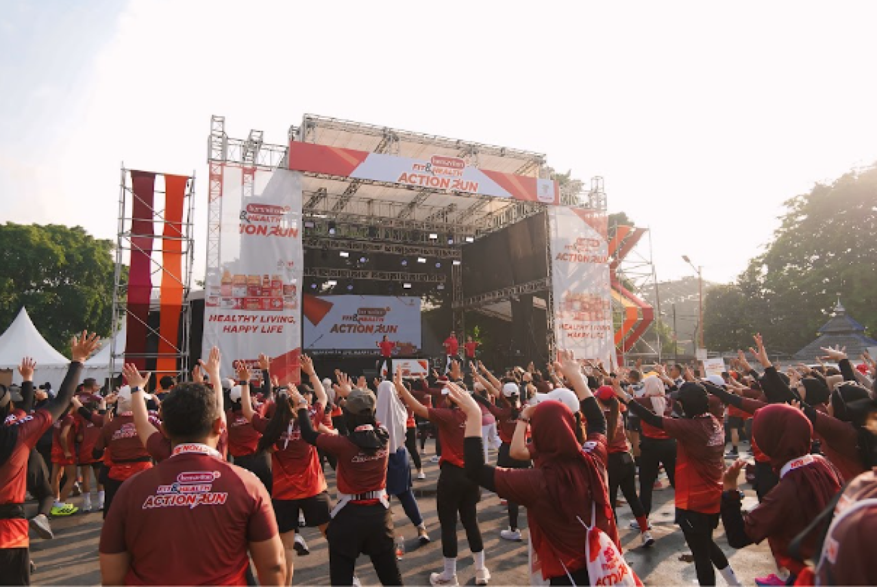 hemaviton Fit & Health Action Run 2026 Galang Masyarakat Semangat Hidup Sehat