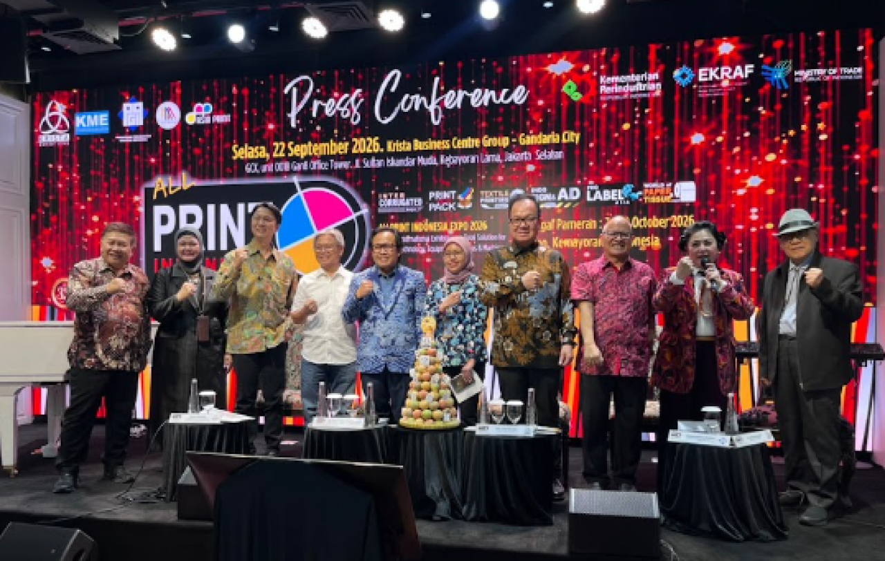 ALLPrint Indonesia 2026, Pameran Internasional Industri Percetakan dan Grafika Segera Hadir di JIExpo Kemayoran