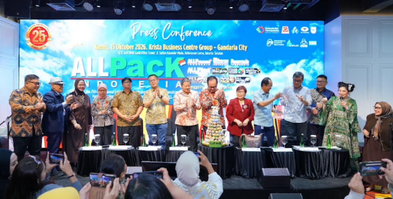 Hadiri ALLPack Indonesia 2026, Pameran Internasional Terbesar Industri Pengemasan di JIExpo Kemayoran